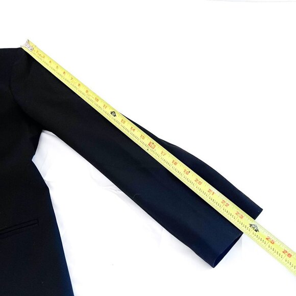 J.Crew Black One Button Blazer Size 2 - Picture 14 of 16